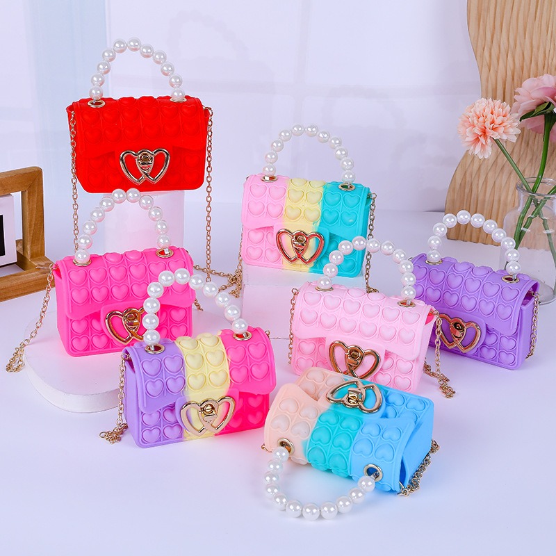 Women Bags Offers - حقيبة جيلي على شكل فقاعات من
