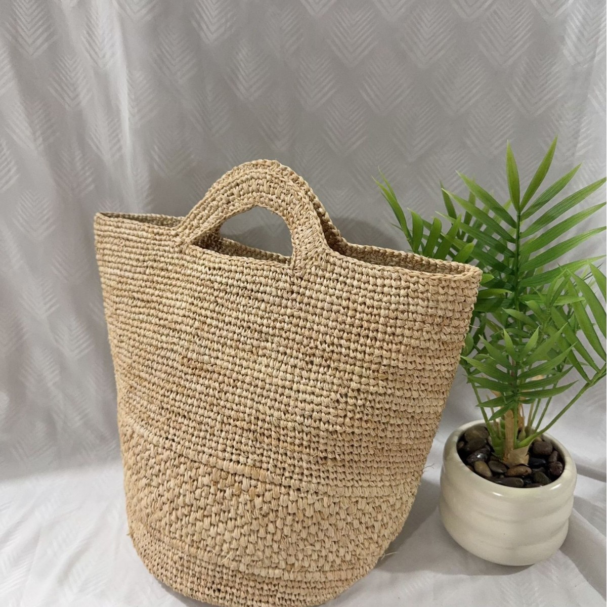Women'S Raffia Bags - حقيبة قش رافيا بوهيمية يدوية الصنع،