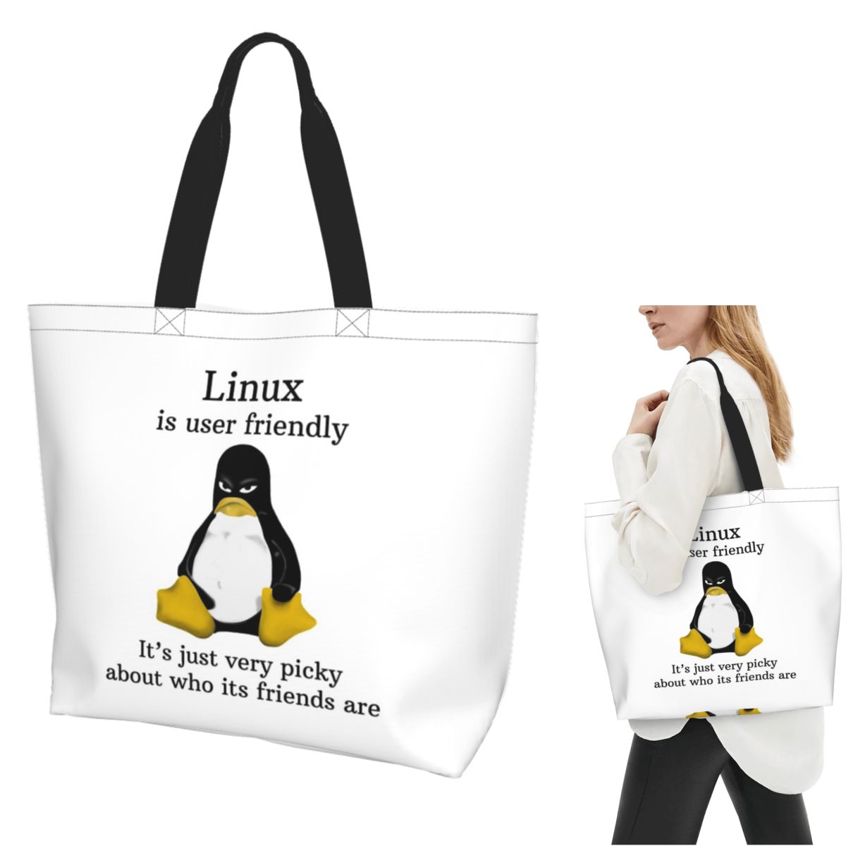 Women'S Bags Very - حقيبة تسوق قماشية كبيرة السعة من