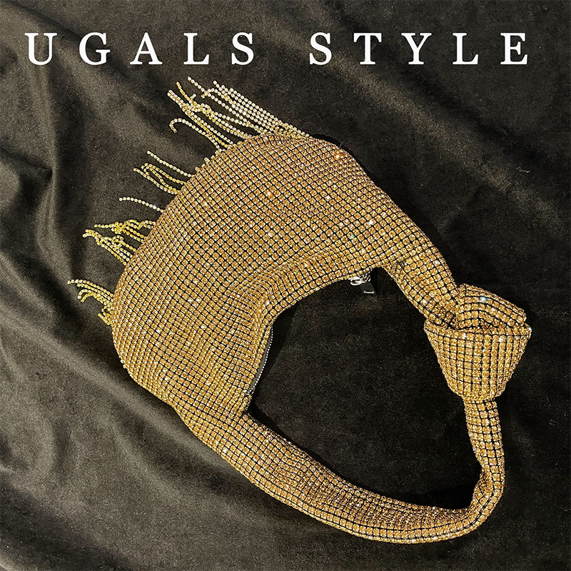 حقيبة يد UGALS مرصعة بالألماس، - مراجعة Clutch Bag Evening وسعره