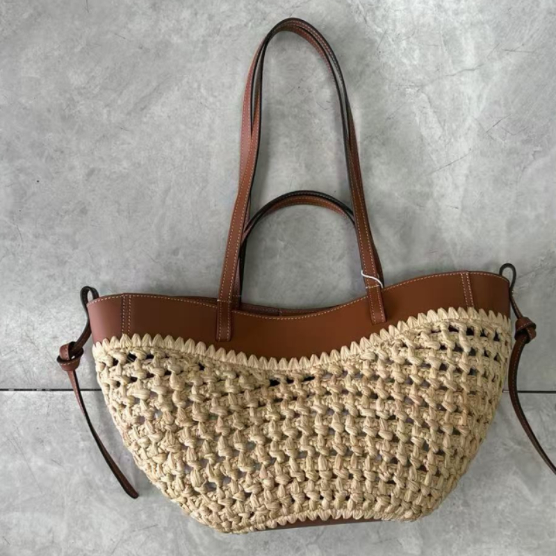 العلامة التجارية جوفاء المنسوج - مراجعة Women'S Raffia Bags وسعره