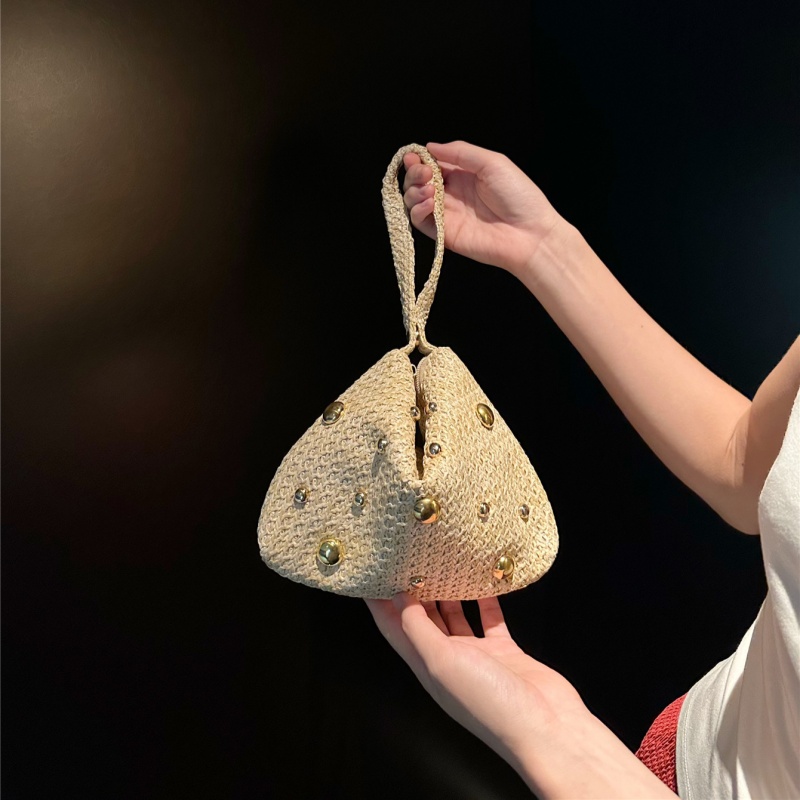 حقيبة يد نسائية مثلثة الشكل من - مراجعة Women'S Raffia Bags وسعره