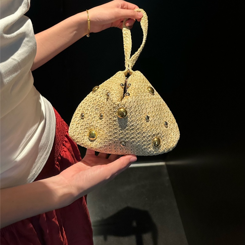 حقيبة يد نسائية مثلثة الشكل من - مراجعة Women'S Raffia Bags وسعره