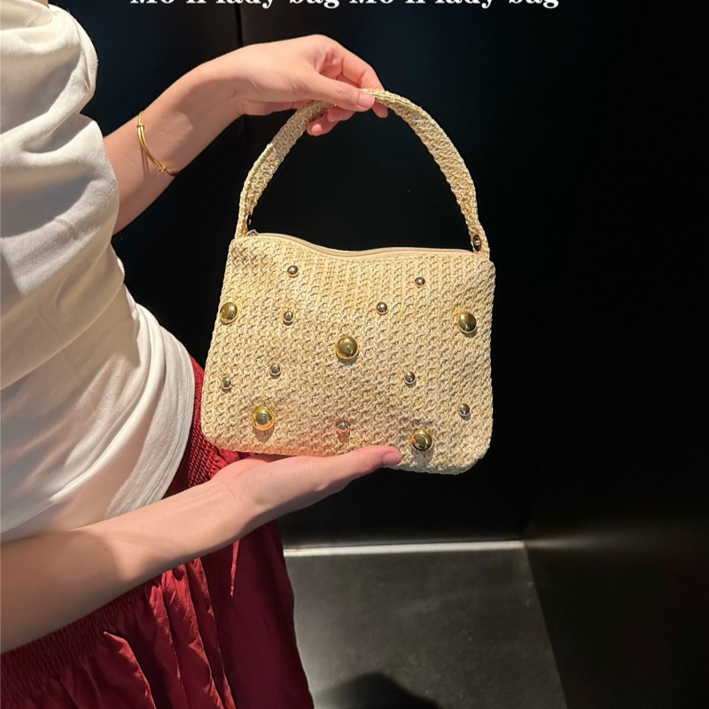 حقيبة يد نسائية مثلثة الشكل من - مراجعة Women'S Raffia Bags وسعره