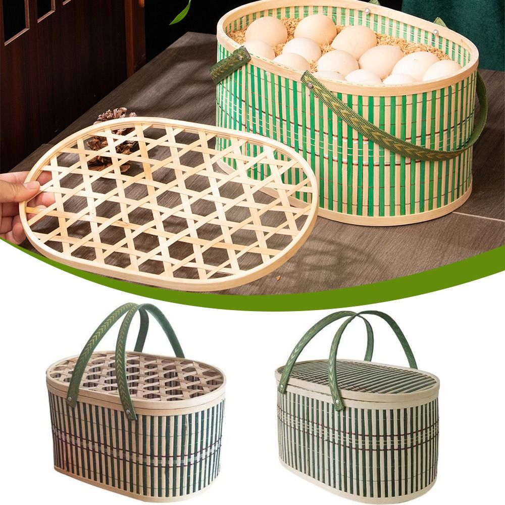 سلة متينة مصنوعة يدويًا من الخ - مراجعة Basket Bag Wicker وسعره