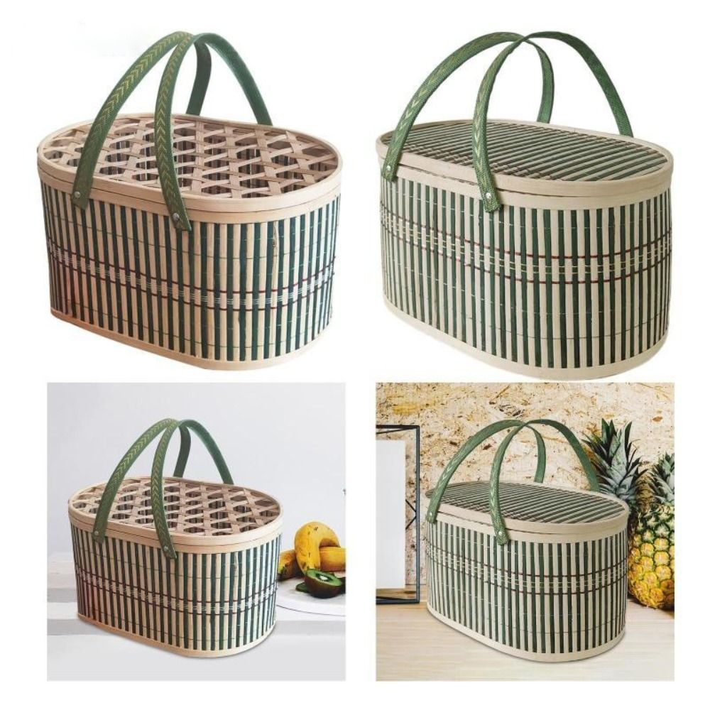 سلة متينة مصنوعة يدويًا من الخ - مراجعة Basket Bag Wicker وسعره