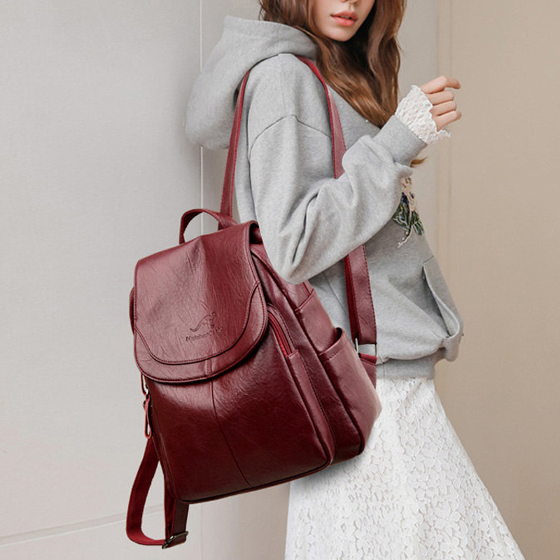 حقيبة ظهر نسائية من الجلد النا - مراجعة Women Bags In Sale وسعره