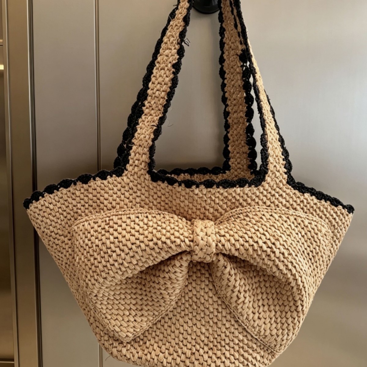 حقيبة يد نسائية كبيرة من القش  - مراجعة Women'S Raffia Bags وسعره