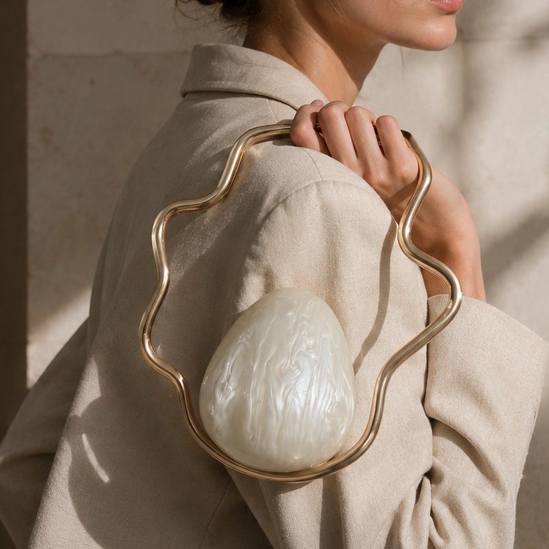 حقيبة يد نسائية صغيرة من الأكر - مراجعة Women Bags Gold وسعره