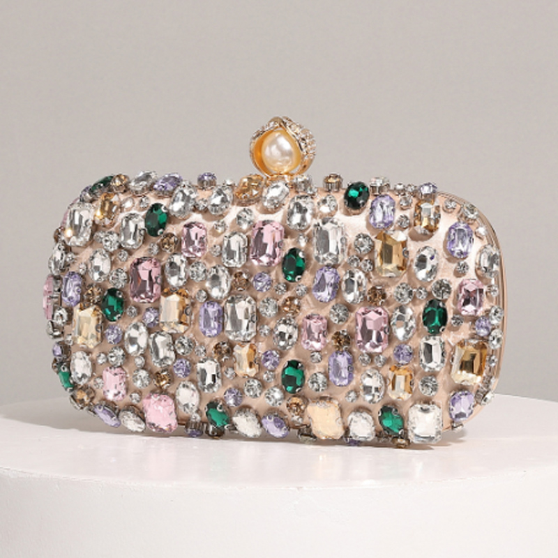 حقيبة سهرة نسائية جديدة مرصعة  - مراجعة Clutch Bag Evening وسعره