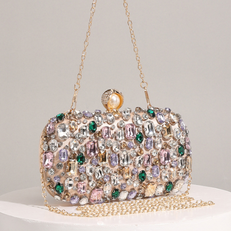 حقيبة سهرة نسائية جديدة مرصعة  - مراجعة Clutch Bag Evening وسعره