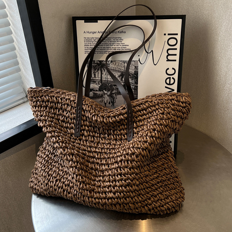 حقائب يد كبيرة من القش المنسوج - مراجعة Women Bags Offers وسعره