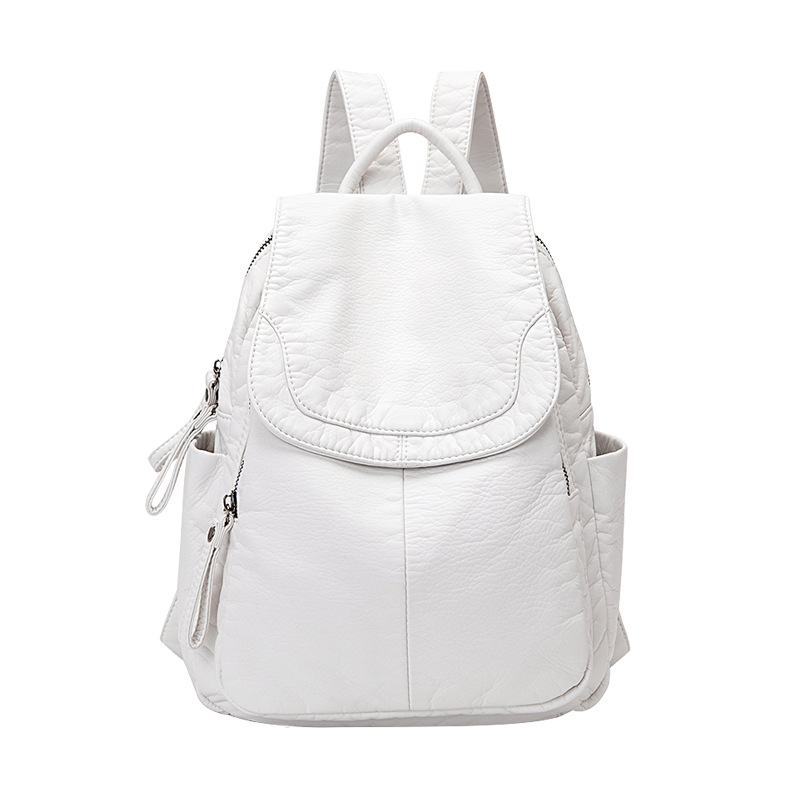 حقيبة ظهر من الجلد الأبيض المغ - مراجعة Women Bags In Sale وسعره