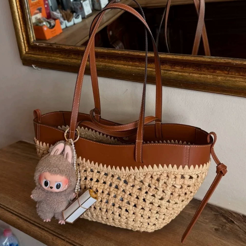 حقيبة يد نسائية صيفية 2026 خفي - مراجعة Women'S Raffia Bags وسعره