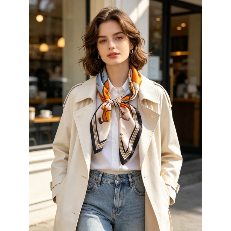 وشاح مربع فاخر من حرير التوت ا - مراجعة Women'S Bags Holiday وسعره