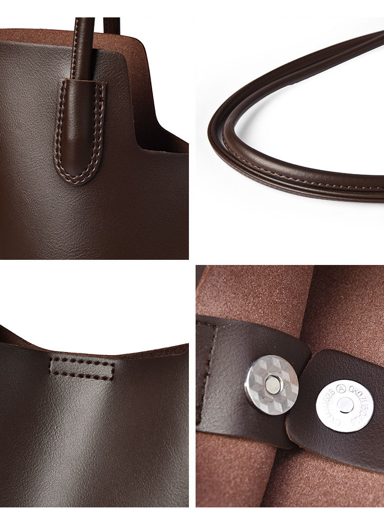 حقائب كتف من الجلد الصناعي للن - مراجعة Women Bags Leather وسعره