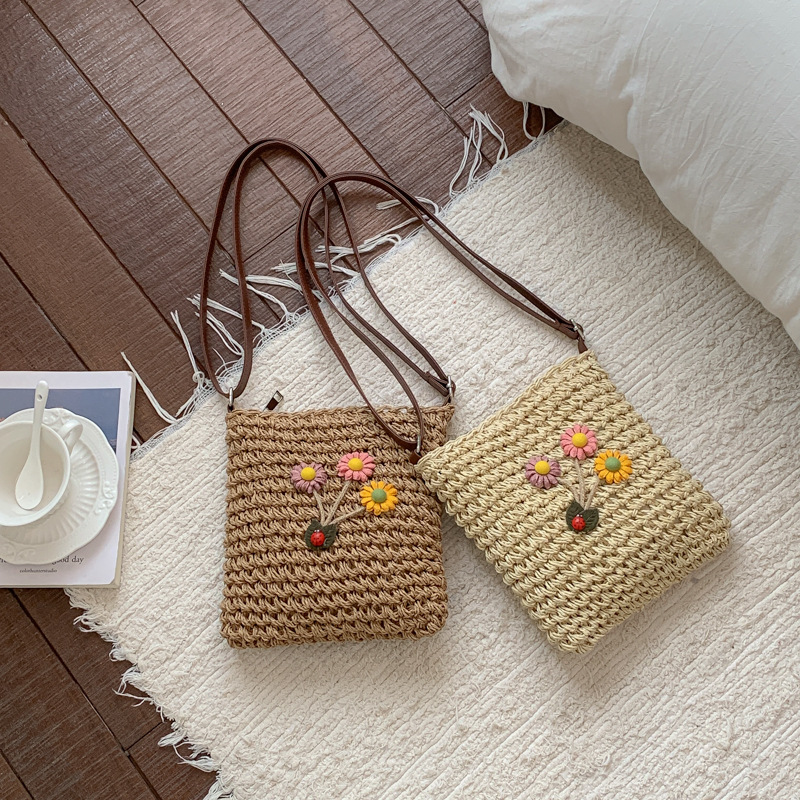 حقيبة كتف نسائية منسوجة من الق - مراجعة Women'S Bags Holiday وسعره