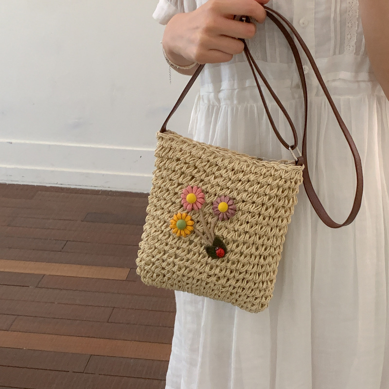 حقيبة كتف نسائية منسوجة من الق - مراجعة Women'S Bags Holiday وسعره