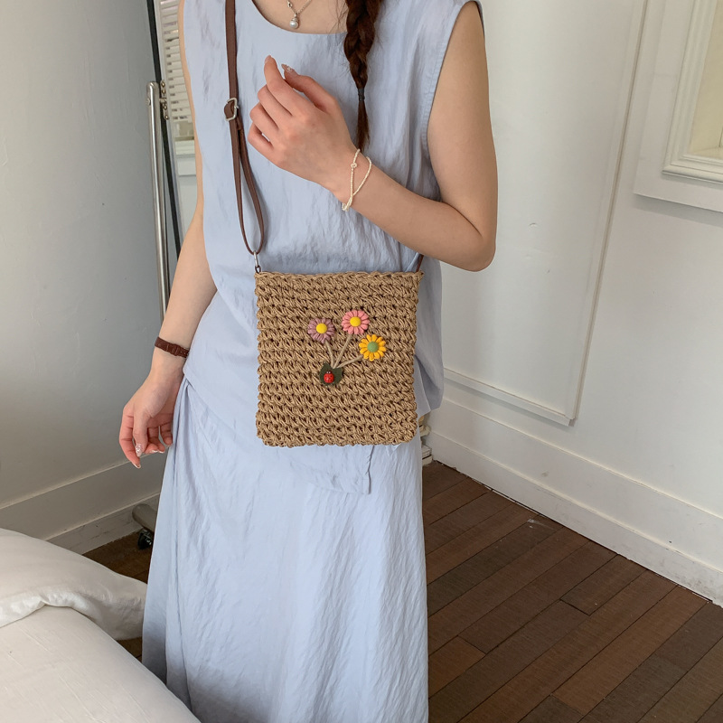 حقيبة كتف نسائية منسوجة من الق - مراجعة Women'S Bags Holiday وسعره