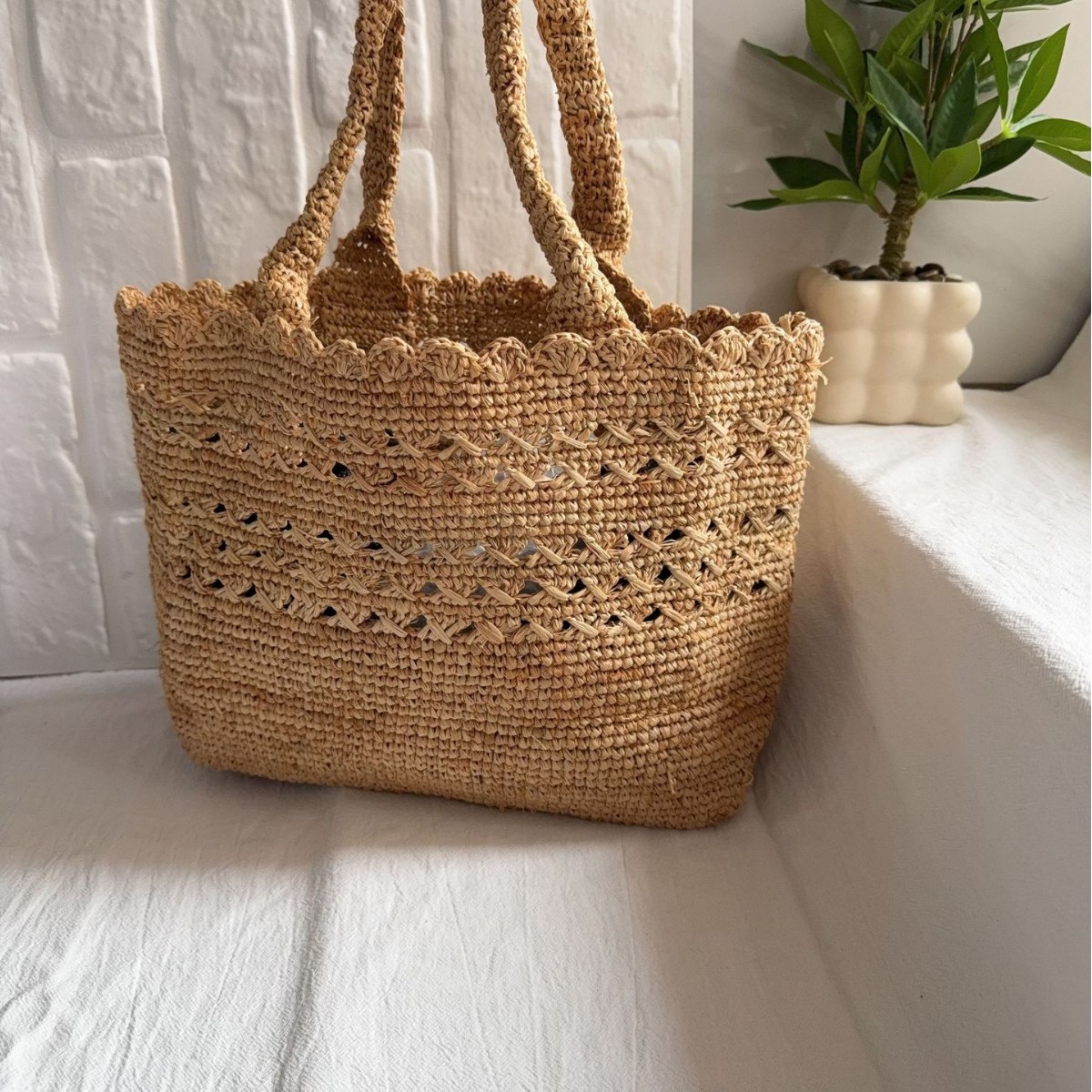 حقيبة كتف صيفية من قش الرافيا  - مراجعة Women'S Raffia Bags وسعره