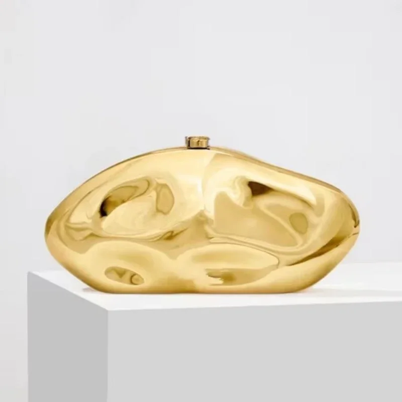 حقيبة يد نسائية بتصميم سحابة غ - مراجعة Women Bags Gold وسعره