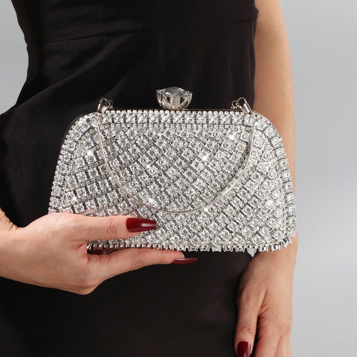 حقائب سهرة فاخرة مرصعة بالألما - مراجعة Clutch Bag Evening وسعره