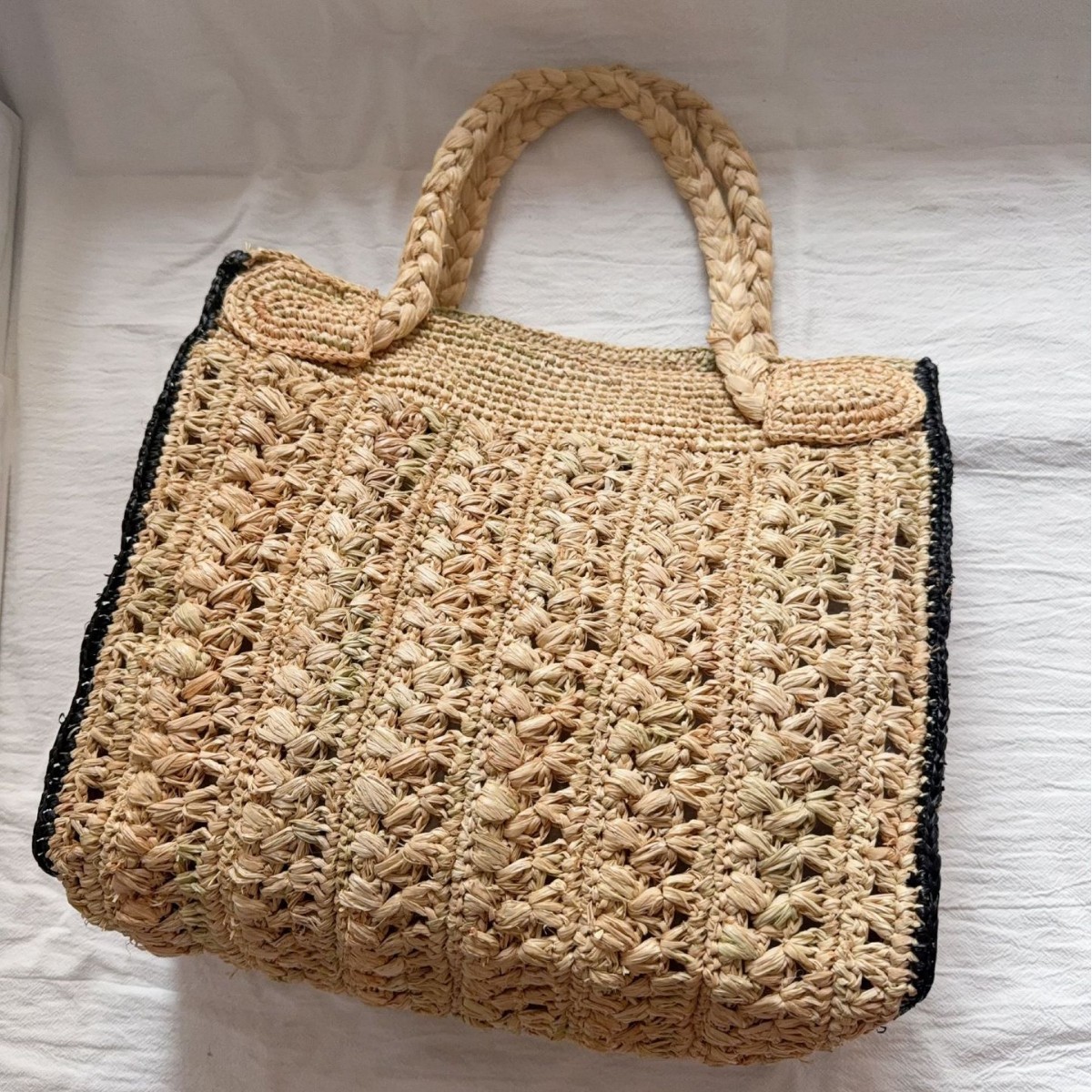 حقائب يد نسائية من القش المجوف - مراجعة Women'S Raffia Bags وسعره