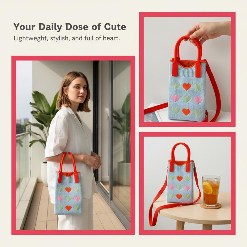 حقيبة كتف صغيرة محبوكة أنيقة ل - مراجعة Women Bags Daily Use وسعره